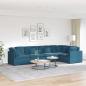 Preview: ARDEBO.de - Modulares Sofa mit Kissen Samt Blau