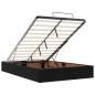 Preview: Ottoman-Bett mit Matratzen & LEDs Schwarz 120x200 cm Samt