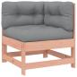 Preview: 5-tlg. Garten-Lounge-Set mit Kissen Massivholz Douglasie