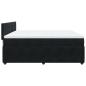 Preview: Boxspringbett mit Matratze Schwarz 180x200 cm Samt