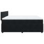 Preview: Boxspringbett mit Matratze Schwarz 180x200 cm Samt