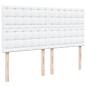 Preview: Ottoman-Bett mit Matratze Weiß 180x200 cm Kunstleder