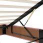 Preview: Ottoman-Bett mit Matratze & LEDs Rosa 120x200 cm Samt