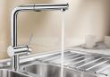 Preview: Blanco Linus-S Vario Einhebelmischer Hochdruck, chrom (518406)