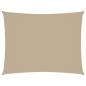 Preview: Sonnensegel Oxford-Gewebe Rechteckig 5x6 m Beige