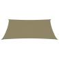 Preview: Sonnensegel Oxford-Gewebe Rechteckig 5x6 m Beige