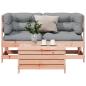 Preview: ARDEBO.de - 3-tlg. Garten-Lounge-Set mit Kissen Massivholz Douglasie