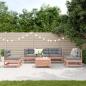 Preview: ARDEBO.de - 6-tlg. Garten-Lounge-Set mit Kissen Massivholz Douglasie