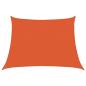 Preview: Sonnensegel 160 g/m² Trapezform Orange 4/5x3 m HDPE