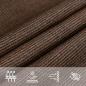 Preview: Sonnensegel 160 g/m² Trapezform Braun 4/5x4 m HDPE
