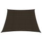 Preview: ARDEBO.de - Sonnensegel 160 g/m² Braun 3/4x3 m HDPE