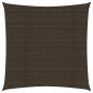 Preview: ARDEBO.de - Sonnensegel 160 g/m² Braun 7x7 m HDPE
