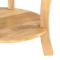 Preview: Beistelltisch 37x37x61 cm Massivholz Mango