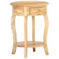 Preview: Beistelltisch 37x37x61 cm Massivholz Mango