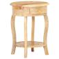 Preview: Beistelltisch 37x37x61 cm Massivholz Mango