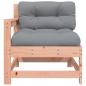 Preview: Gartenstühle mit Kissen 2 Stk. Massivholz Douglasie
