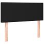 Preview: Boxspringbett mit Matratze Schwarz 90x200 cm Stoff