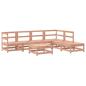 Preview: 7-tlg. Garten-Lounge-Set mit Kissen Massivholz Douglasie