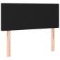 Preview: Boxspringbett mit Matratze Schwarz 80x200 cm Stoff
