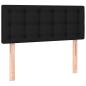 Preview: Boxspringbett mit Matratze Schwarz 90x190 cm Stoff