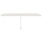 Preview: Standmarkise Manuell Einziehbar 600x350 cm Creme