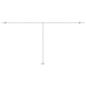 Preview: Standmarkise Manuell Einziehbar 600x350 cm Orange/Braun