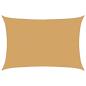 Preview: Sonnensegel 160 g/m² Rechteckig Sandfarben 4x6 m HDPE