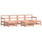Preview: 7-tlg. Garten-Lounge-Set mit Kissen Massivholz Douglasie