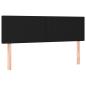 Preview: Boxspringbett mit Matratze Schwarz 140x200 cm Stoff