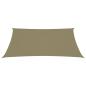 Preview: Sonnensegel Oxford-Gewebe Rechteckig 6x8 m Beige