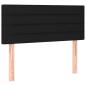 Preview: Boxspringbett mit Matratze Schwarz 80x200 cm Stoff