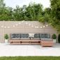 Preview: ARDEBO.de - 5-tlg. Garten-Lounge-Set mit Kissen Massivholz Douglasie