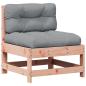 Preview: 5-tlg. Garten-Lounge-Set mit Kissen Massivholz Douglasie