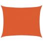 Preview: Sonnensegel 160 g/m² Rechteckig Orange 6x7 m HDPE