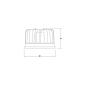 Preview: Brumberg DISC LED-Einsatz, MR16, 6 W, mit Linsenoptik, 350 mA (12920243)