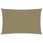 Preview: Sonnensegel Oxford-Gewebe Rechteckig 5x8 m Beige