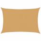 Preview: Sonnensegel 160 g/m² Rechteckig Sandfarben 2x2,5 m HDPE