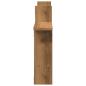 Preview: Wandregale 2 Stk. Artisan-Eiche 50x12x50 cm Holzwerkstoff