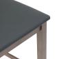 Preview: Barhocker mit Kissen 2 Stk. Braun Massivholz Gummibaum