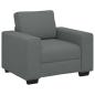 Preview: Sessel Dunkelgrau 60 cm Stoff