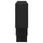 Preview: Wandregal Schwarz Eichen-Optik 159x18x66 cm Holzwerkstoff