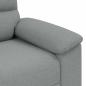 Preview: 2-Sitzer-Sofa Hellgrau 120 cm Stoff