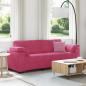 Preview: ARDEBO.de - 3-Sitzer-Sofa Weinrot 178 cm Samt