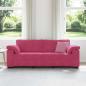 Preview: 3-Sitzer-Sofa Weinrot 178 cm Samt
