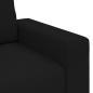 Preview: 2-tlg. Sofagarnitur mit Kissen Schwarz Stoff