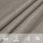 Preview: Sonnensegel 160 g/m² Quadratisch Hellgrau 4x4 m HDPE