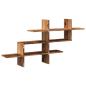 Preview: Wandregal Altholz-Optik 124,5x18x60,5 cm Holzwerkstoff