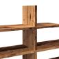 Preview: Wandregal Altholz-Optik 124,5x18x60,5 cm Holzwerkstoff