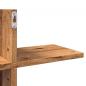 Preview: Wandregal Altholz-Optik 124,5x18x60,5 cm Holzwerkstoff