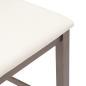 Preview: Barhocker mit Kissen 2 Stk. Braun Massivholz Gummibaum